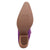 Dingo Womens Super Star Purple Suede Cowboy Boots