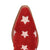 Dingo Womens Super Star Red Suede Cowboy Boots