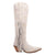 Dingo Womens Super Star White Suede Cowboy Boots