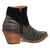 Dingo Womens Rickieie Black Leather Ankle Boots