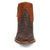 Dingo Womens Rickieie Brown Leather Ankle Boots