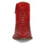 Dingo Womens Rickieie Red Leather Ankle Boots