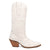 Dingo Womens Love Bug White Leather Cowboy Boots