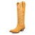 Dingo Womens Movin On Yellow Suede Cowboy Boots