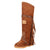 Dingo Womens Lakota Brown Leather Fashion Boots