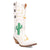Dingo Womens Pachita Cactus White Leather 11in Fashion Boots