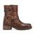 Dingo Womens Anarchyie Brown Leather Motorcycle Boots