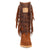 Dingo Womens Natchez Brown Leather 14in Fringe Fashion Boots