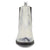 Dingo Mens Camino White Leather 8in Chelsea Boots