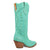 Dingo Womens Pretty N Pink Green Leather Cowboy Boots