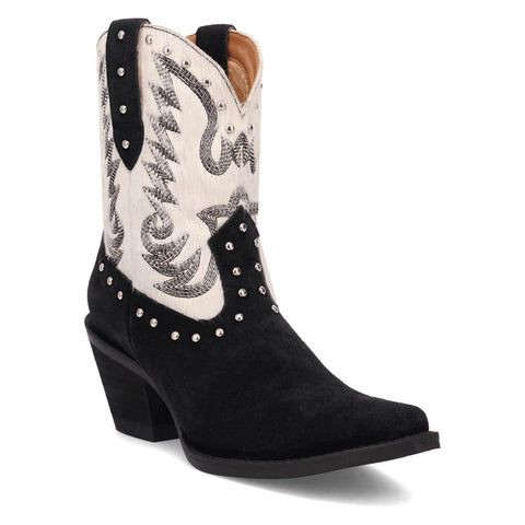 Dingo Womens Rodeo Queen Black Suede Cowboy Boots