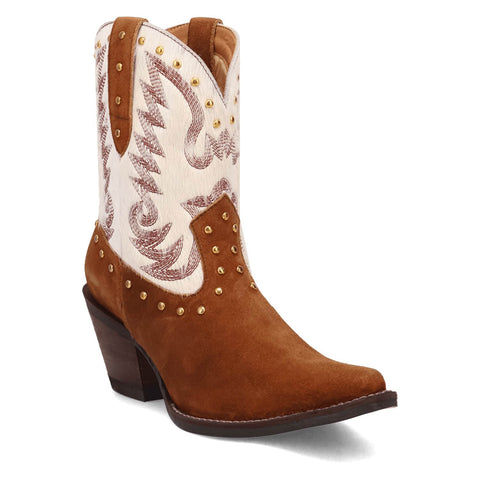 Dingo Womens Rodeo Queen Brown Suede Cowboy Boots