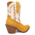 Dingo Womens Rodeo Queen Yellow Suede Cowboy Boots