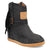 Dingo Womens Montauk Black Leather 9in Moccasin Fashion Boots