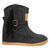 Dingo Womens Montauk Black Leather 9in Moccasin Fashion Boots