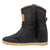 Dingo Womens Montauk Black Leather 9in Moccasin Fashion Boots