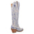 Dingo Womens Faded Love Blue Leather Cowboy Boots
