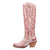 Dingo Womens Faded Love Red Leather Cowboy Boots