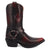 Dingo Womens Ride A Way Wine Leather Harness Cowboy Boots