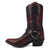Dingo Womens Ride A Way Wine Leather Harness Cowboy Boots