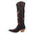 Dingo Womens King Of Clubs Black Leather 16in Cowgirl Cowboy Boots