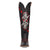 Dingo Womens King Of Clubs Black Leather 16in Cowgirl Cowboy Boots