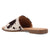 Dingo Womens Tabby Cow Print Hair-on-Hide Slide Sandals Shoes