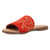 Dingo Womens Lasso Red Suede Slide Sandals Shoes