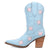 Dingo Womens Starburst Blue Leather 9in Cowboy Boots