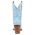 Dingo Womens Starburst Blue Leather 9in Cowboy Boots