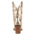 Dingo Womens Starburst Gold Leather 9in Cowboy Boots