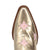 Dingo Womens Starburst Gold Leather 9in Cowboy Boots