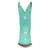 Dingo Womens Starburst Green Leather 9in Cowboy Boots