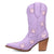 Dingo Womens Starburst Lavender Leather 9in Cowboy Boots