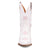 Dingo Womens Starburst White Leather 9in Cowboy Boots