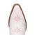 Dingo Womens Starburst White Leather 9in Cowboy Boots