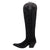 Dingo Womens Drama Queen Black Suede 18in Cowboy Boots
