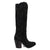 Dingo Womens Evita Black Suede 16in Cowboy Boots