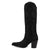Dingo Womens Evita Black Suede 16in Cowboy Boots