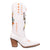Dingo Womens Joker White Leather 13in Cowboy Boots