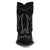 Dingo Womens Wild Sage Black Suede 7in Ankle Boots