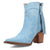 Dingo Womens Wild Sage Blue Suede 7in Ankle Boots