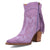 Dingo Womens Wild Sage Lavender Suede 7in Ankle Boots