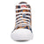 Dingo Womens Game Day Blue/Gold Denim High Top Sneakers Shoes