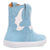 Dingo Womens Ollie Sneaker Blue Suede 5in Ankle Boots