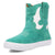 Dingo Womens Ollie Sneaker Green Suede 5in Ankle Boots