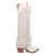 Dingo Womens Wild Horses White Leather 16in Cowboy Boots