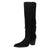 Dingo Womens Twister Black Suede 16in Fringe Cowboy Boots