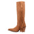 Dingo Womens Twister Camel Suede 16in Fringe Cowboy Boots