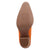 Dingo Womens Twister Orange Suede 16in Fringe Cowboy Boots